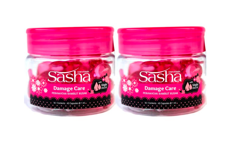 Sasha サシャ ヘアビタミン Ellips ヘアオイルの姉妹品 40粒入ボトル バリフェスタ Bali Festa